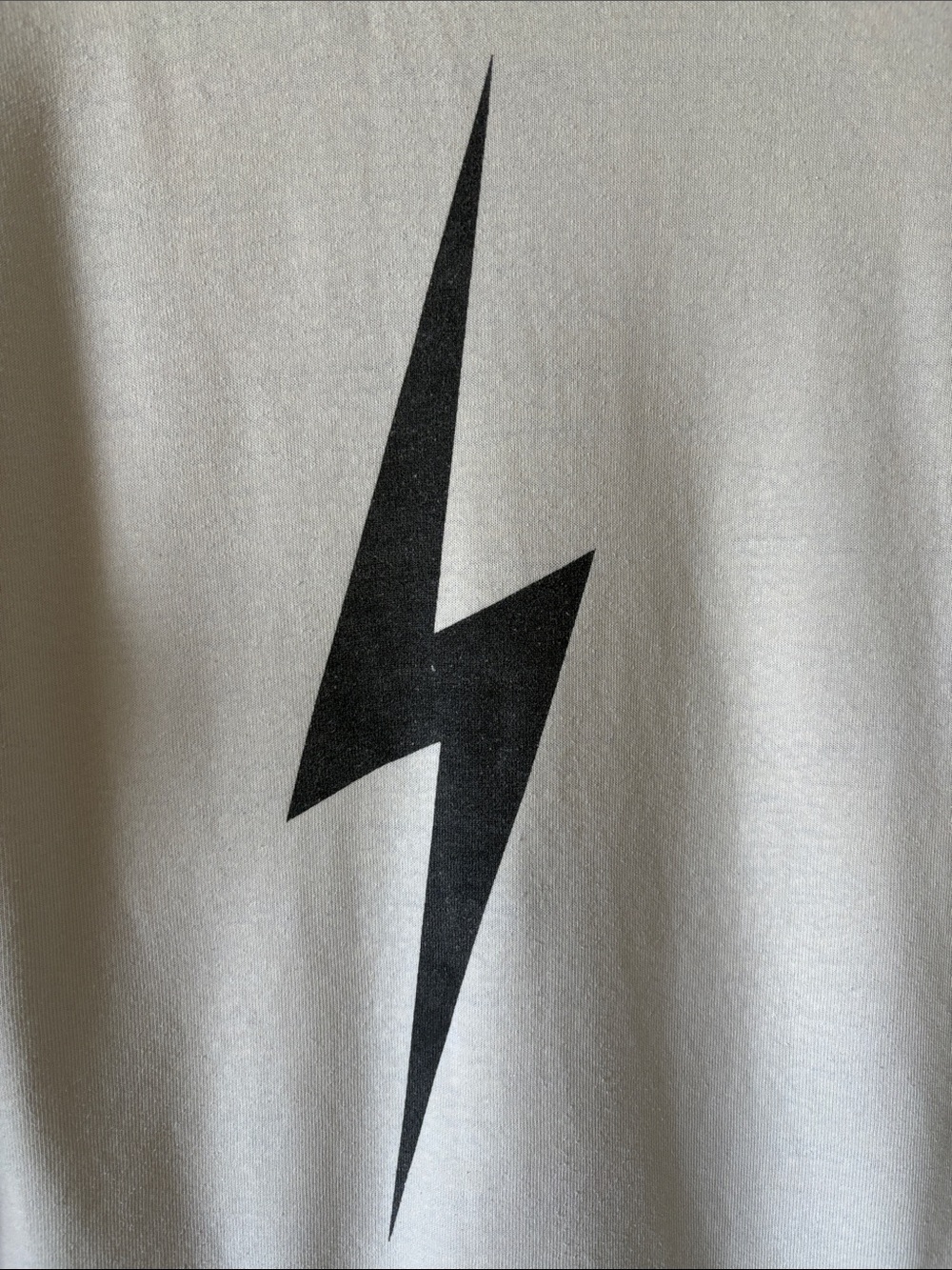 Aviator Nation Full Zip Bolt Hoodie ~ Medium ~ Cream - Picture 2 of 16